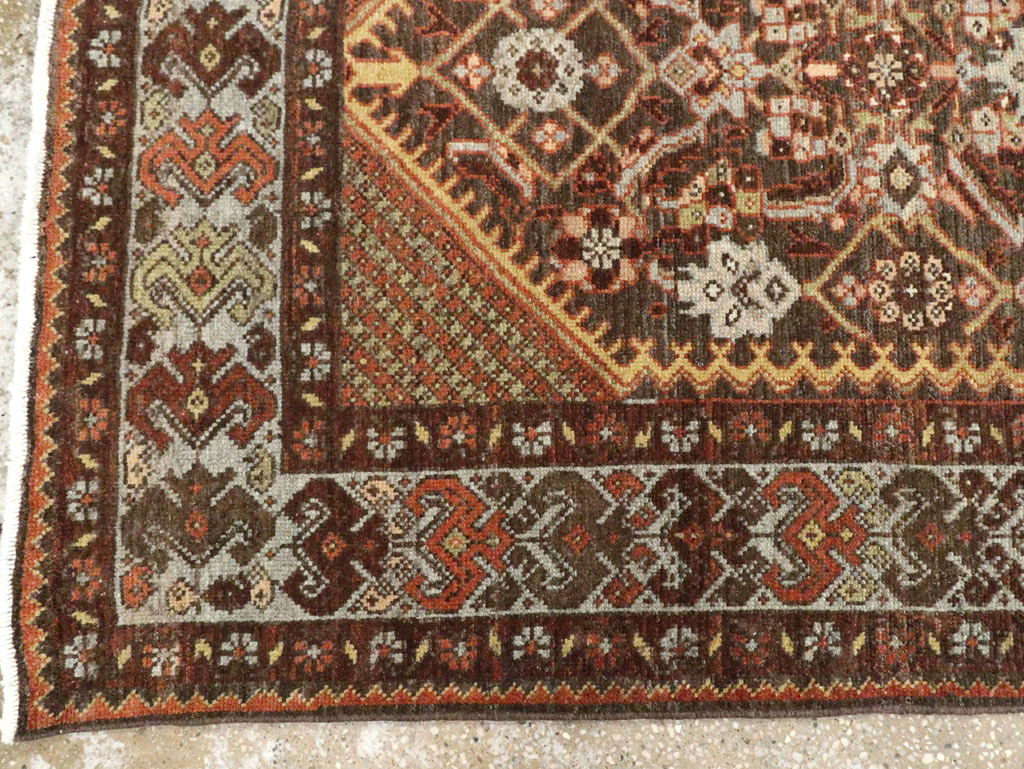 Antique Persian Malayer Runner, No.28671 - Gss