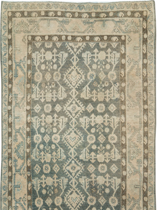 Vintage Persian Malayer Runner, No.28673 - Gss
