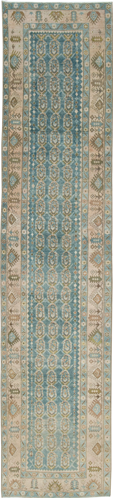 Vintage Persian Malayer Long Runner, No.28674 - Gss