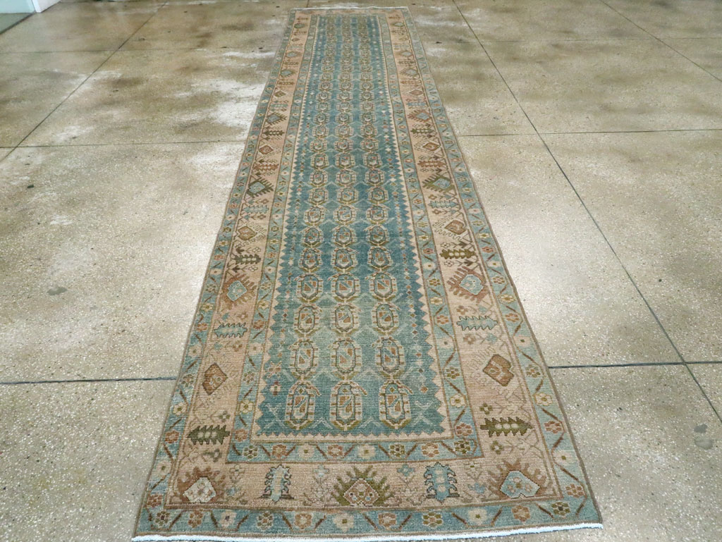 Vintage Persian Malayer Long Runner, No.28674 - Gss