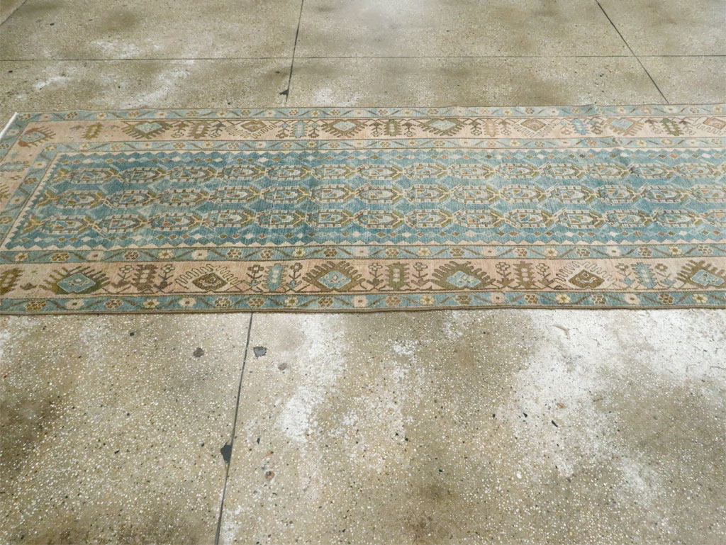Vintage Persian Malayer Long Runner, No.28674 - Gss