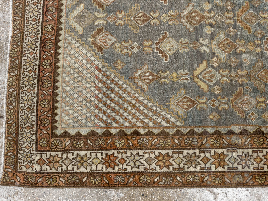 Antique Persian Malayer Runner, No.28677 - Gss