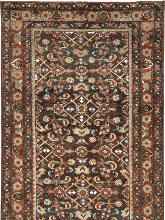 Vintage Persian Malayer Runner, No.28678 - Gss