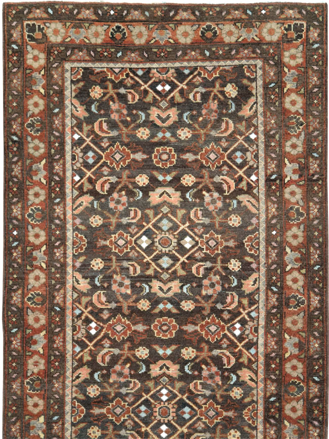 Vintage Persian Malayer Runner, No.28678 - Gss