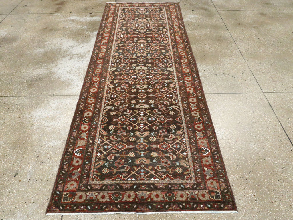 Vintage Persian Malayer Runner, No.28678 - Gss