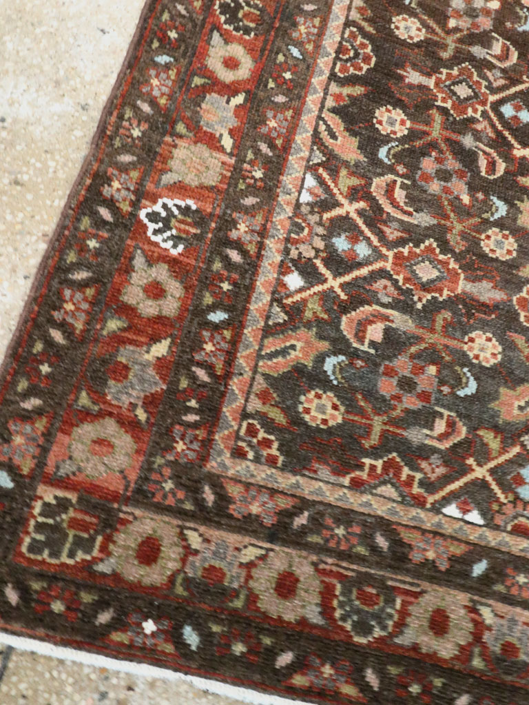Vintage Persian Malayer Runner, No.28678 - Gss
