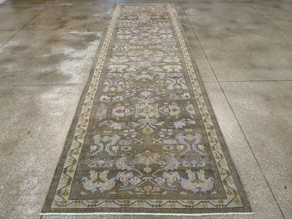 Antique Persian Malayer Runner, No.28679 - Gss