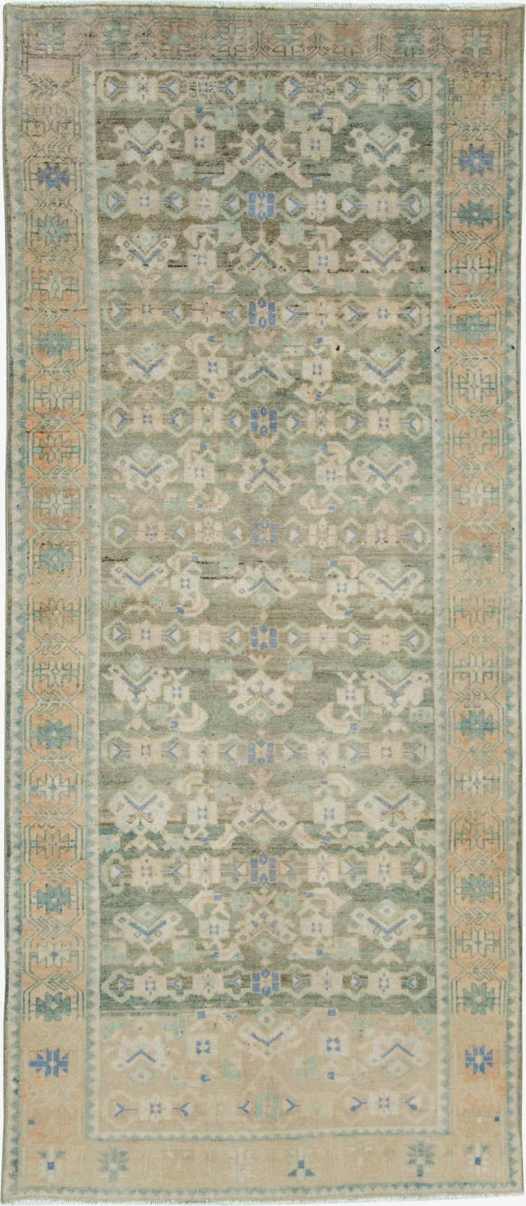 Vintage Persian Malayer Runner, No.28682 - Gss