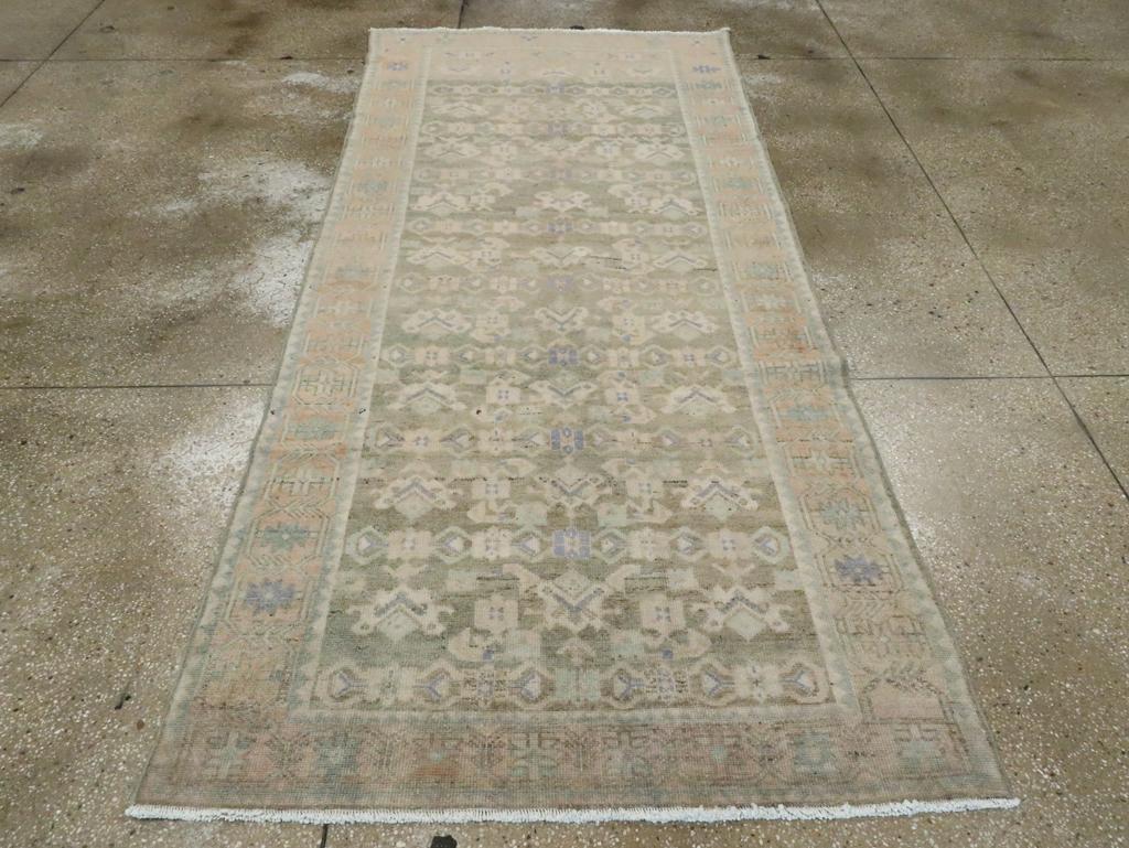 Vintage Persian Malayer Runner, No.28682 - Gss