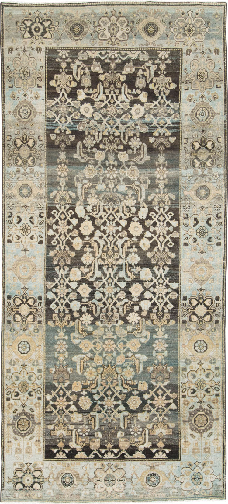 Vintage Persian Malayer Gallery Rug (Pair: 1 of 2), No.28684 - Gss
