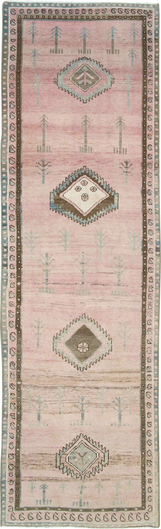 Vintage Persian Malayer Runner, No.28685 - Gss