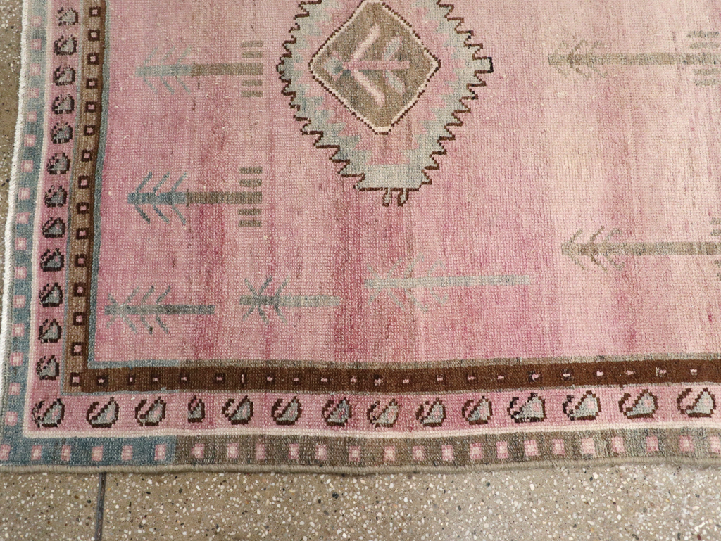 Vintage Persian Malayer Runner, No.28685 - Gss
