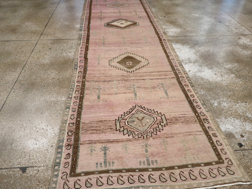 Vintage Persian Malayer Runner, No.28685 - Gss