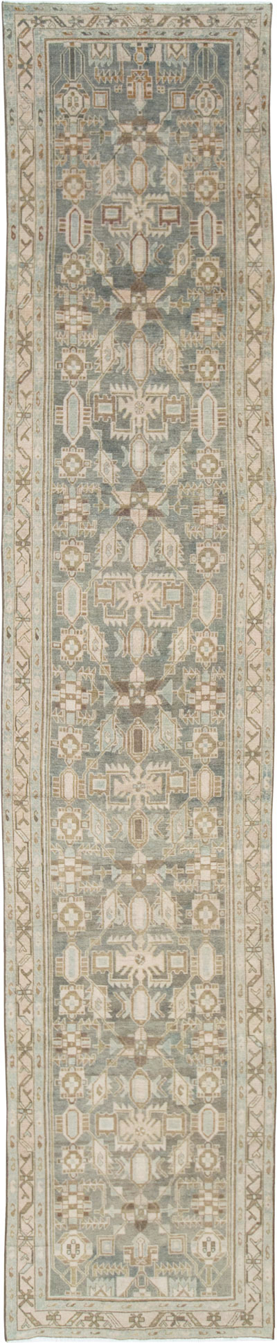 Vintage Persian Malayer Long Runner, No.28691 - Gss
