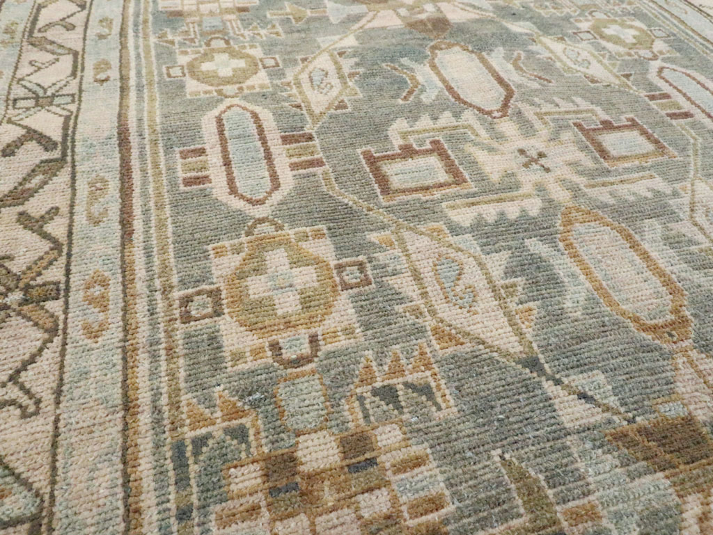 Vintage Persian Malayer Long Runner, No.28691 - Gss