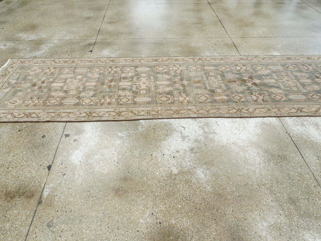 Vintage Persian Malayer Long Runner, No.28691 - Gss