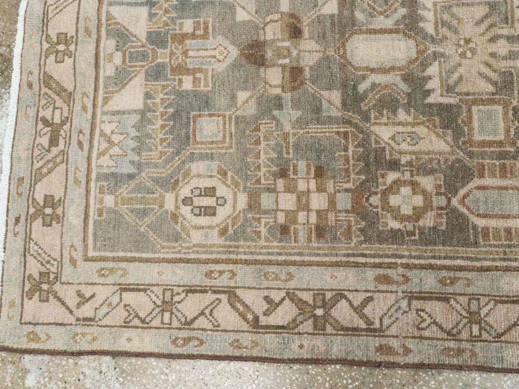 Vintage Persian Malayer Long Runner, No.28691 - Gss