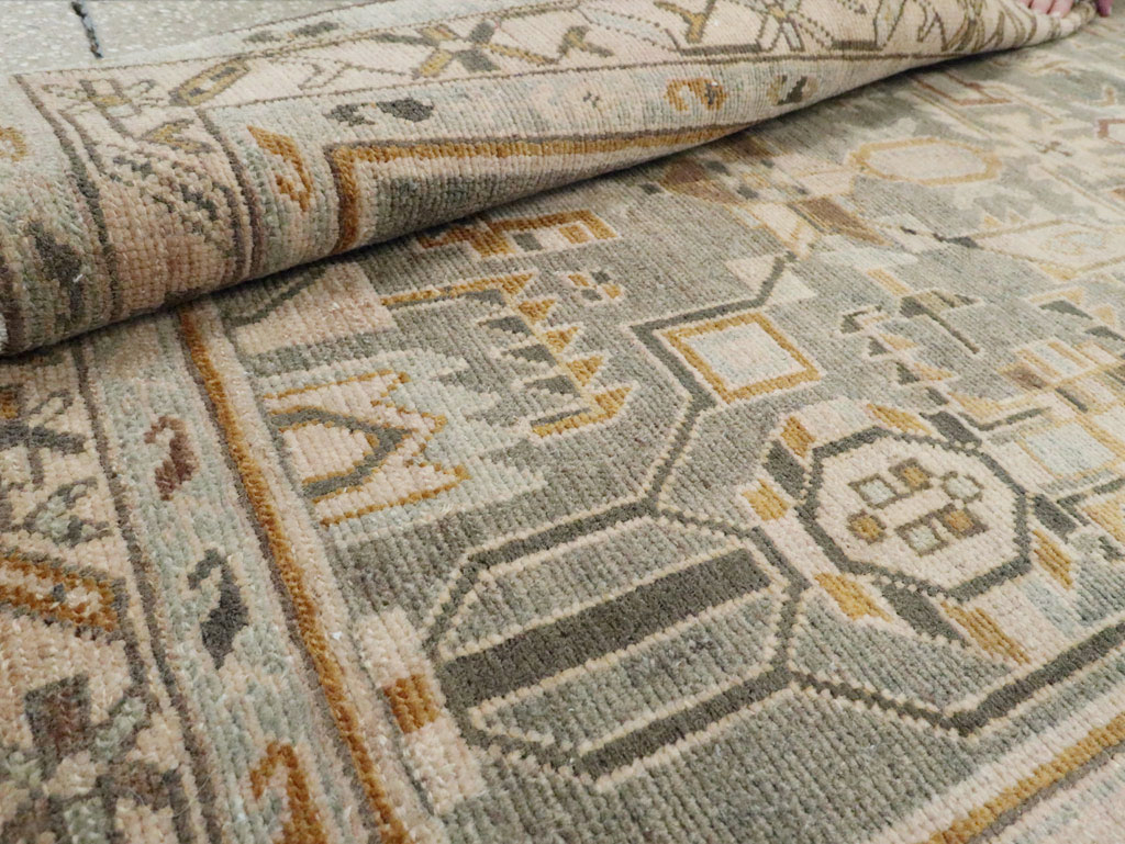 Vintage Persian Malayer Long Runner, No.28691 - Gss