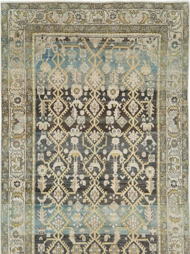 Vintage Persian Malayer Runner, No.28693 - Gss