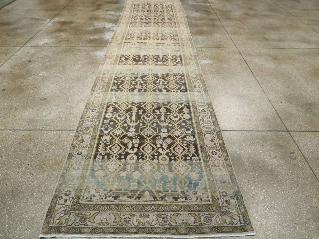 Vintage Persian Malayer Runner, No.28693 - Gss