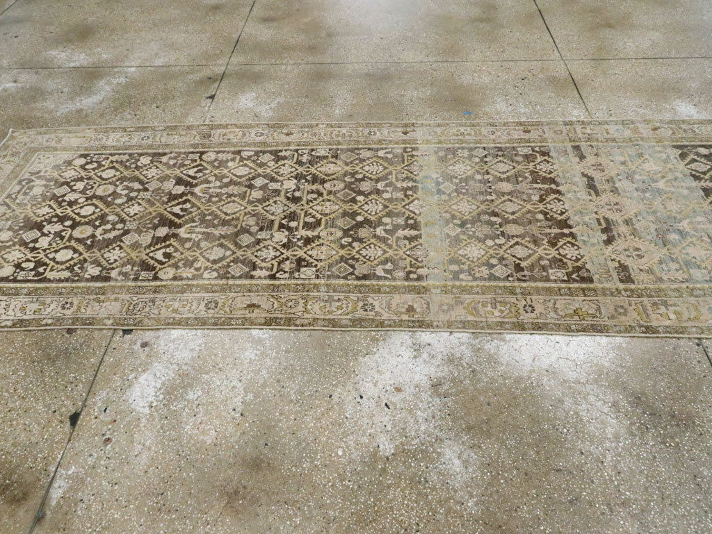 Vintage Persian Malayer Runner, No.28693 - Gss