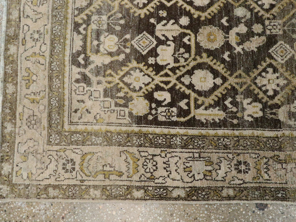 Vintage Persian Malayer Runner, No.28693 - Gss