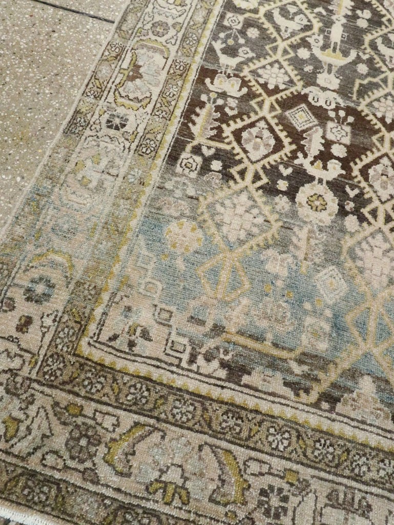Vintage Persian Malayer Runner, No.28693 - Gss