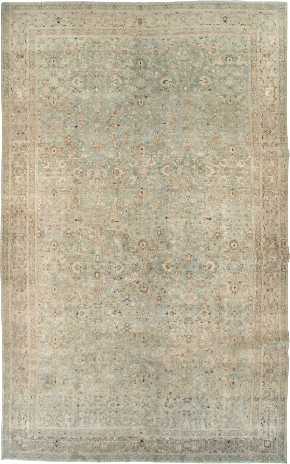 Antique Persian Tabriz Oversize Carpet, No.28702 - Gss