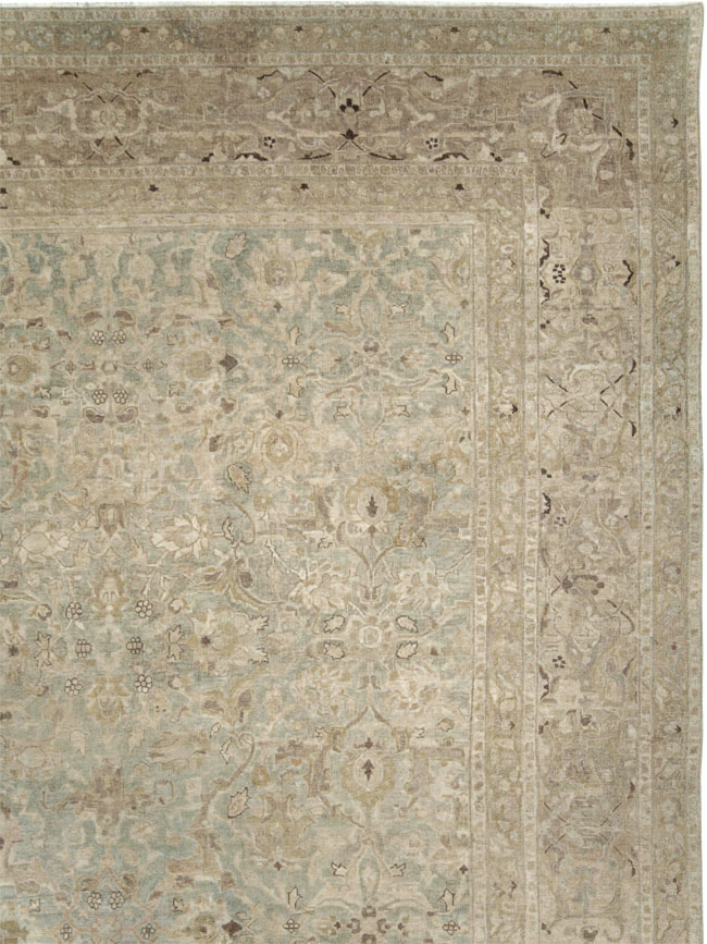 Antique Persian Tabriz Oversize Carpet, No.28702 - Gss