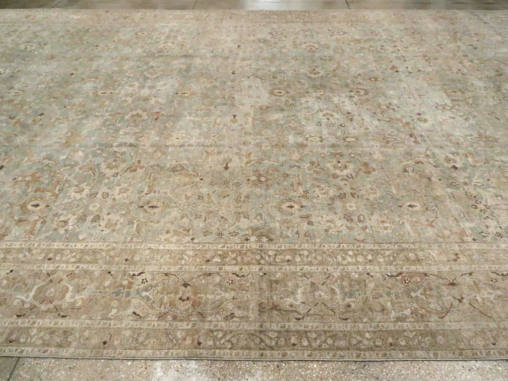 Antique Persian Tabriz Oversize Carpet, No.28702 - Gss