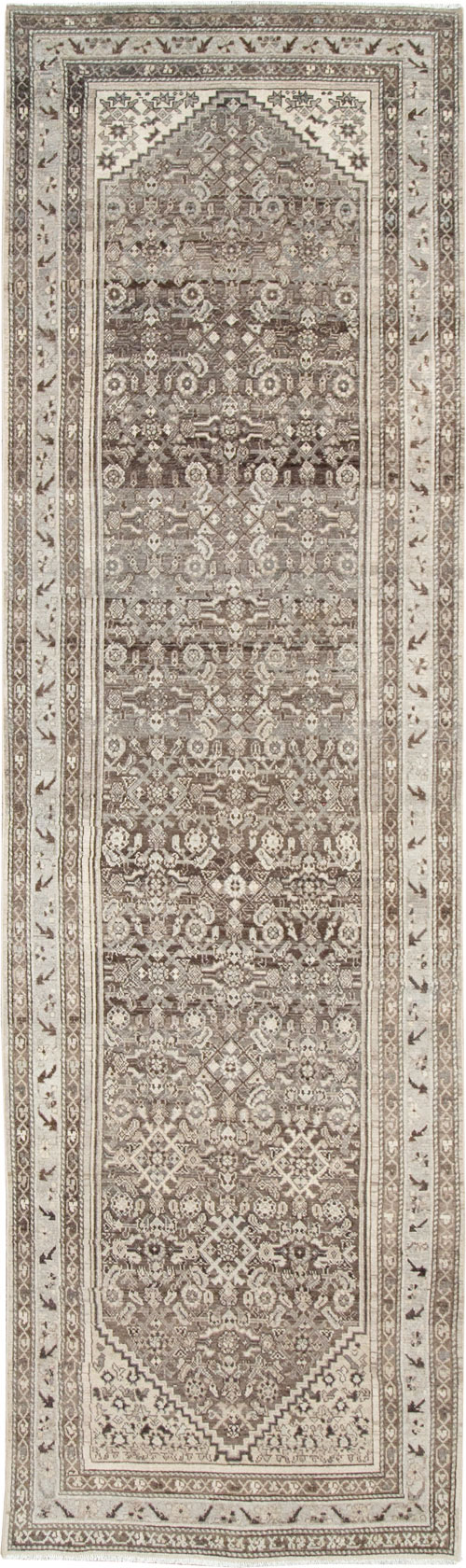 Vintage Persian Malayer Runner, No.28703 - Gss