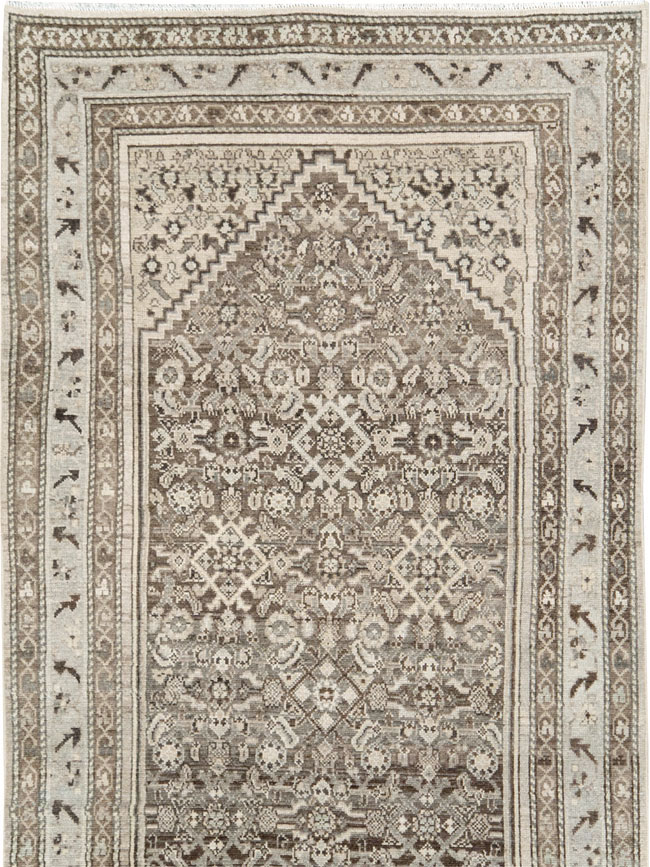 Vintage Persian Malayer Runner, No.28703 - Gss