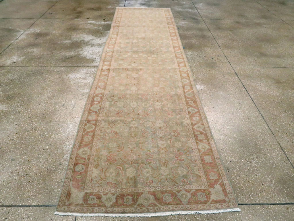 Vintage Persian Tabriz Runner (Pair: 1 of 2), No.28704 - Gss