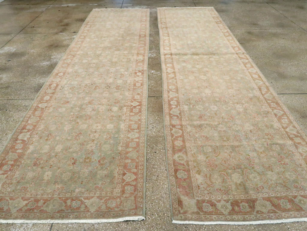 Vintage Persian Tabriz Runner (Pair: 1 of 2), No.28704 - Gss