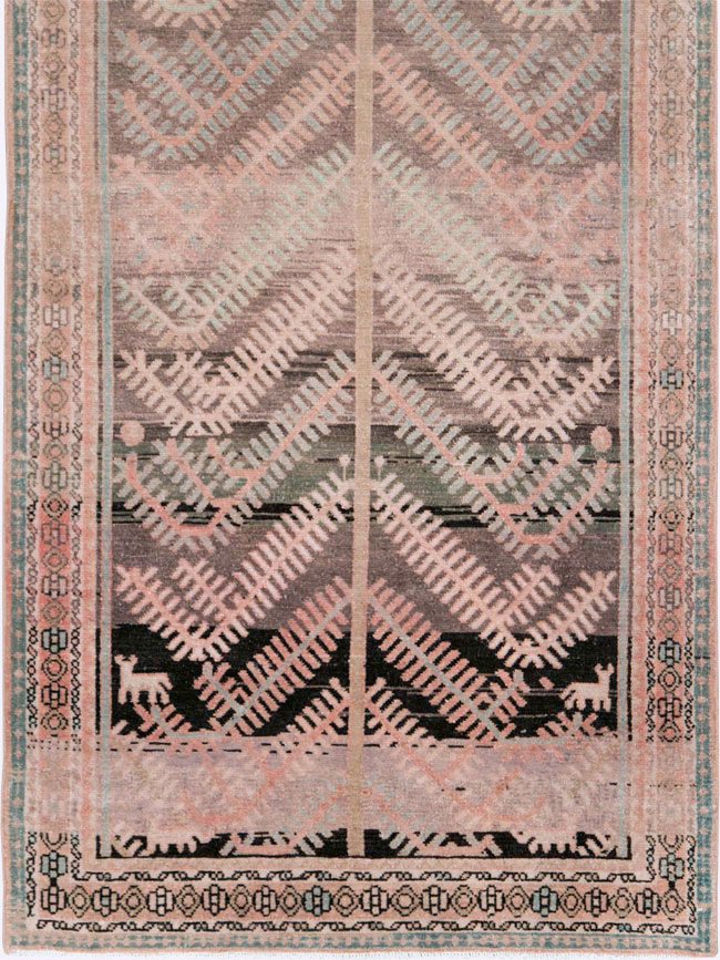 Vintage Persian Malayer Runner, No.28708 - Gss