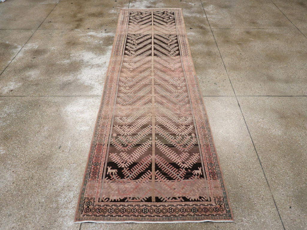 Vintage Persian Malayer Runner, No.28708 - Gss