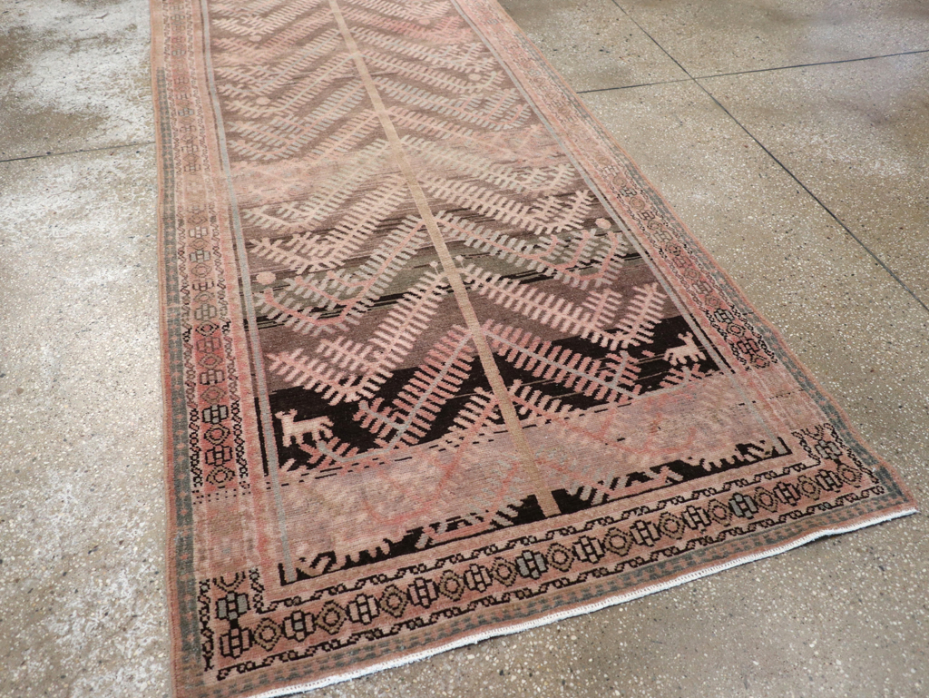 Vintage Persian Malayer Runner, No.28708 - Gss
