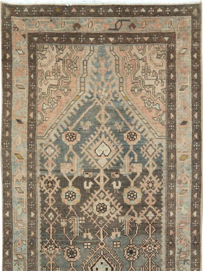 Vintage Persian Malayer Runner, No.28711 - Gss
