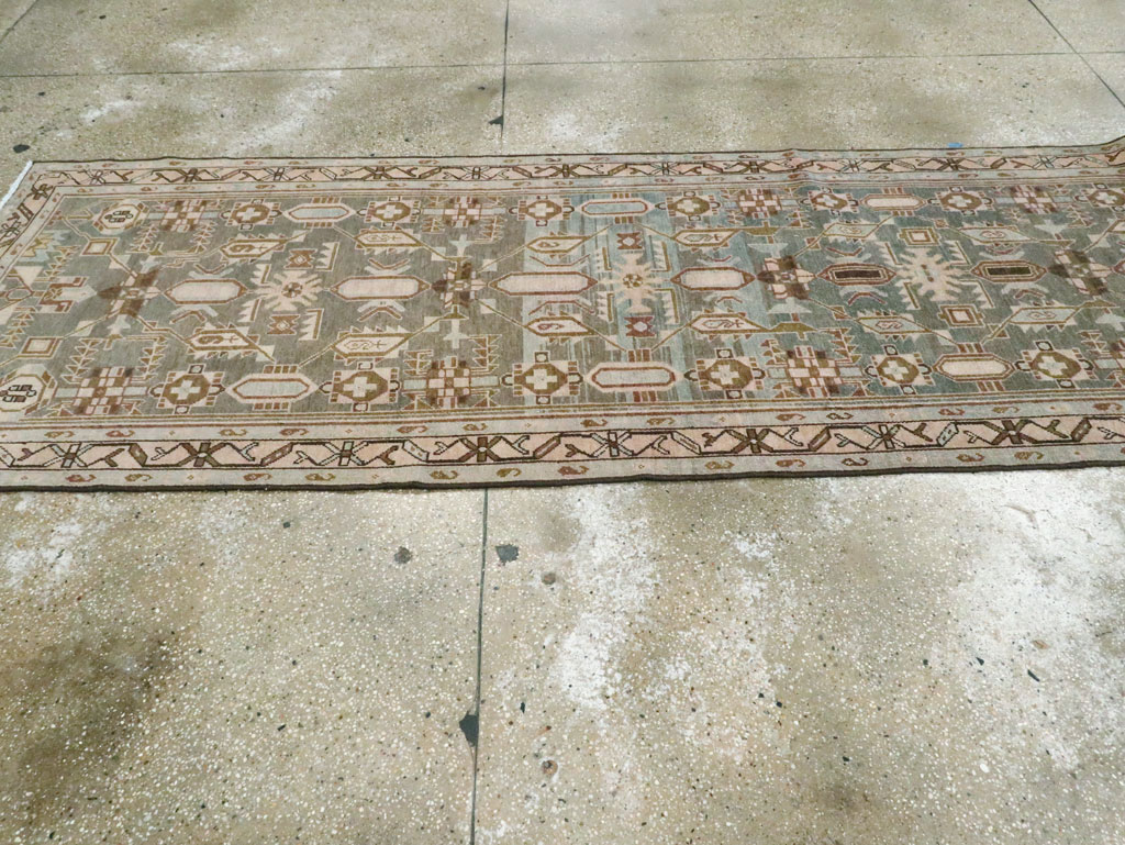 Vintage Persian Malayer Long Runner, No.28713 - Gss