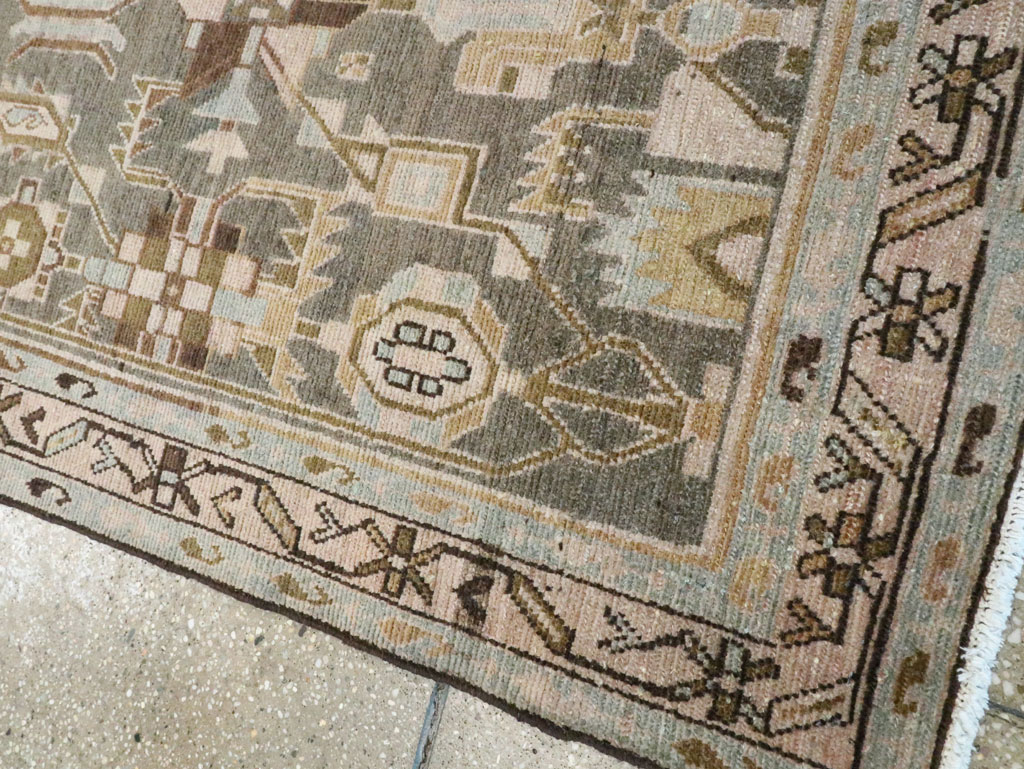 Vintage Persian Malayer Long Runner, No.28713 - Gss