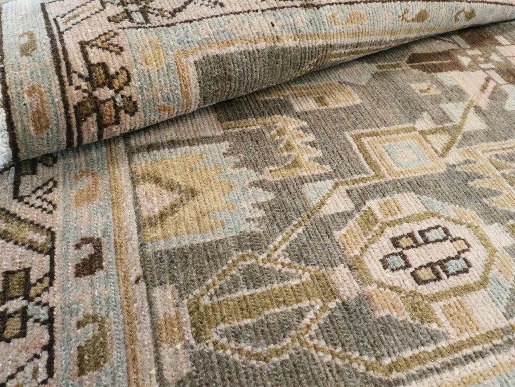 Vintage Persian Malayer Long Runner, No.28713 - Gss