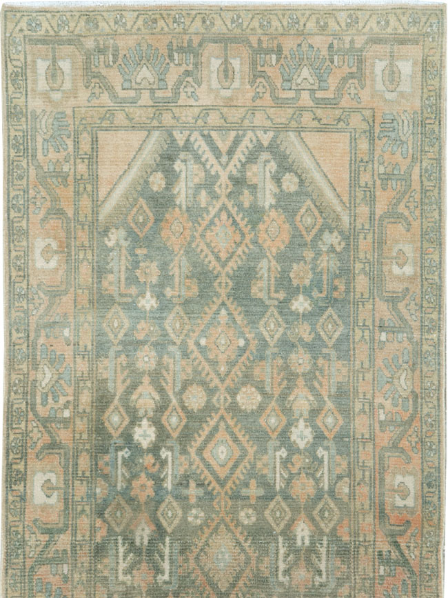 Vintage Persian Malayer Long Runner, No.28716 - Gss