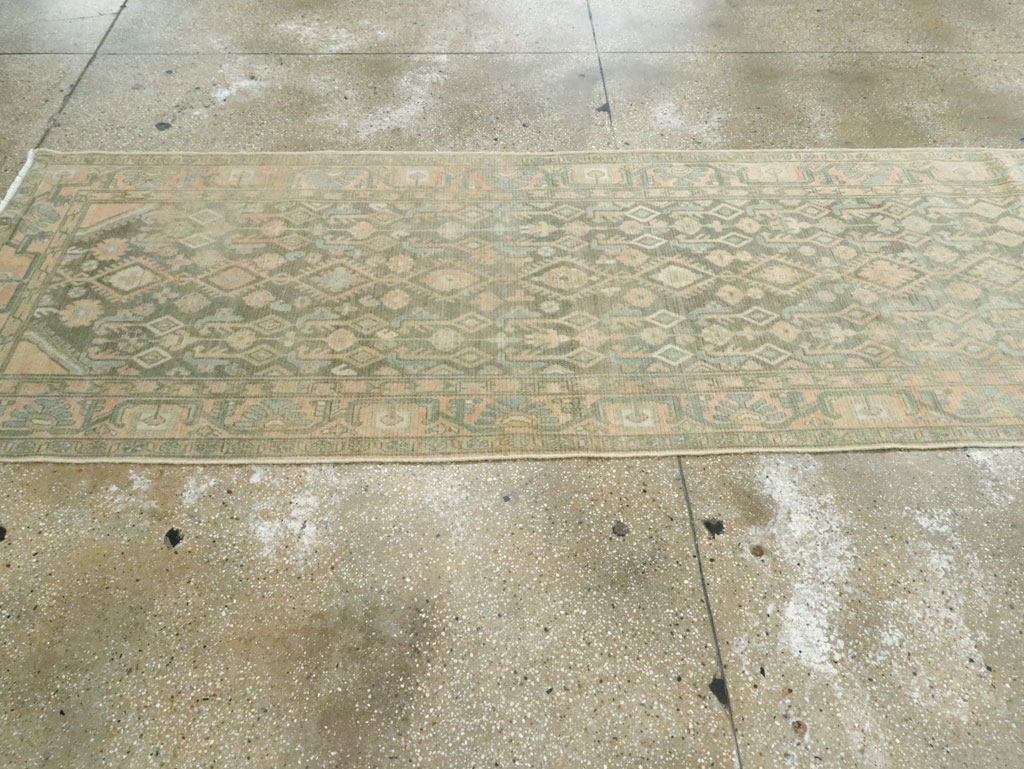 Vintage Persian Malayer Long Runner, No.28716 - Gss