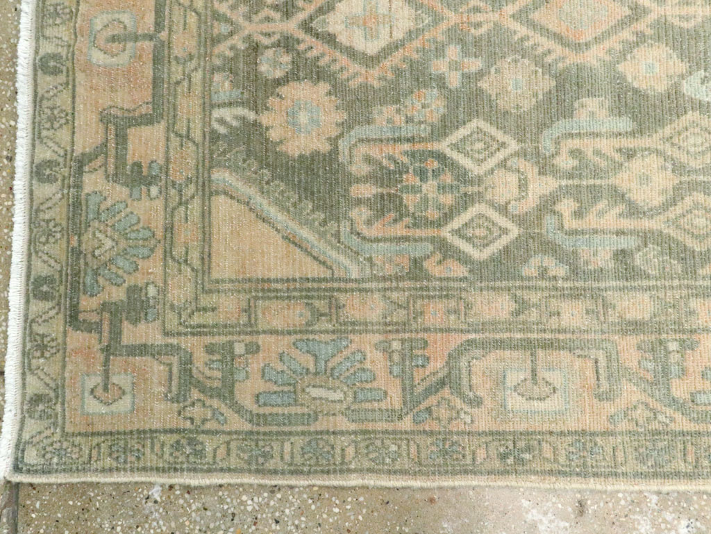 Vintage Persian Malayer Long Runner, No.28716 - Gss
