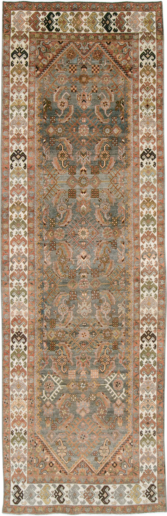 Antique Persian Malayer Runner, No.28718 - Gss