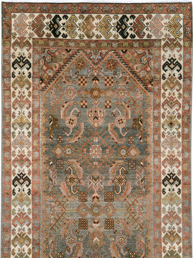 Antique Persian Malayer Runner, No.28718 - Gss