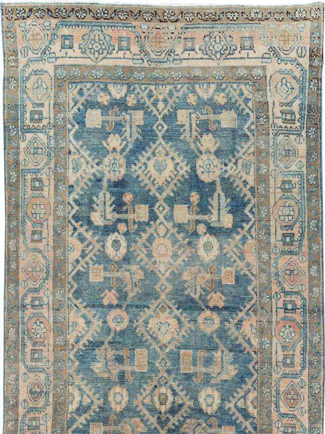 Vintage Persian Malayer Runner, No.28720 - Gss