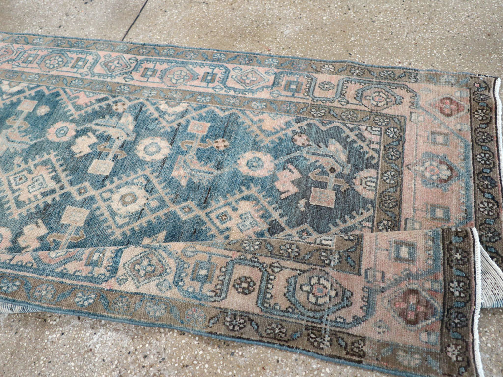 Vintage Persian Malayer Runner, No.28720 - Gss
