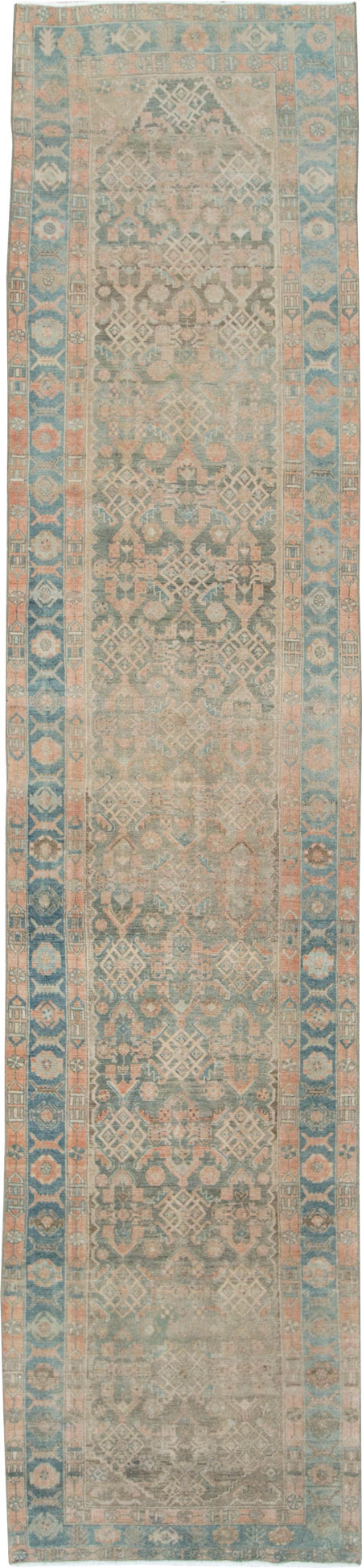 Vintage Persian Malayer Runner, No.28724 - Gss
