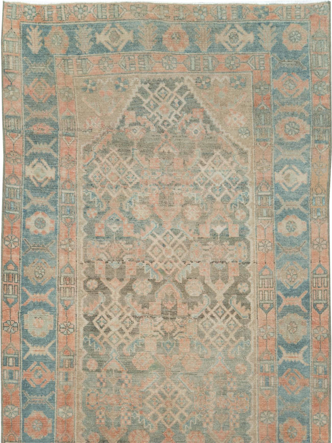 Vintage Persian Malayer Runner, No.28724 - Gss